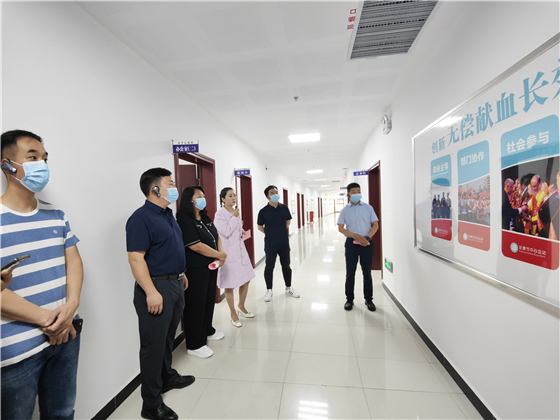 全市精神文明創(chuàng)建工作觀摩活動走進市中心血站